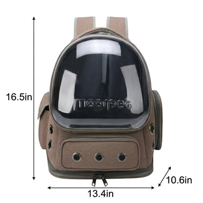 Bubble Window Pet Carrier Backpack | Breathable Mesh & Padded Straps