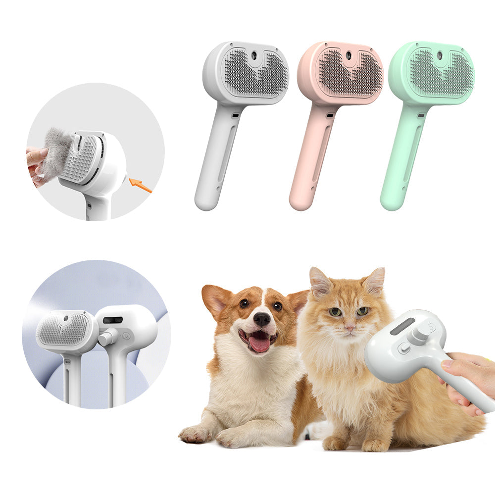 Self-Cleaning Pet Comb for Dogs & Cats