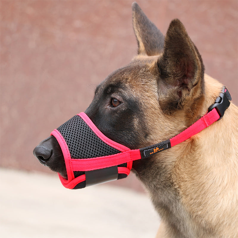 Adjustable Breathable Pet Muzzle for Dogs