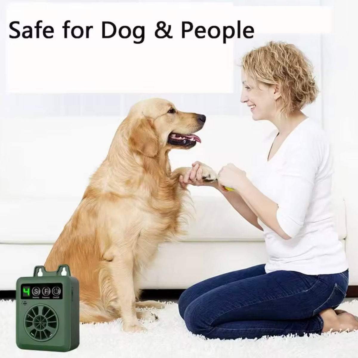 Outdoor Bark Control Device | Weatherproof Ultrasonic & Rechargeable