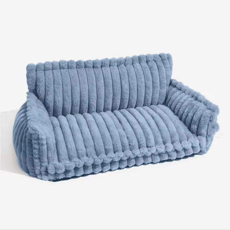 Orthopedic Dog Bed with Elevated Headrest