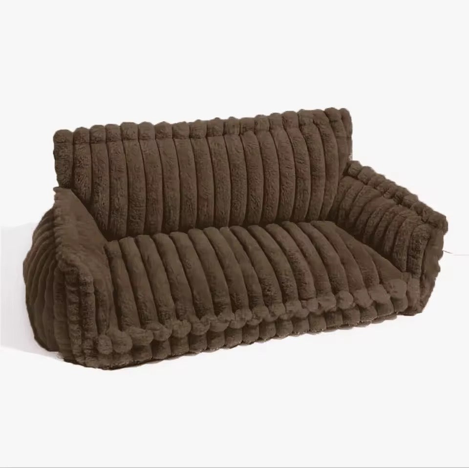 Orthopedic Dog Bed with Elevated Headrest
