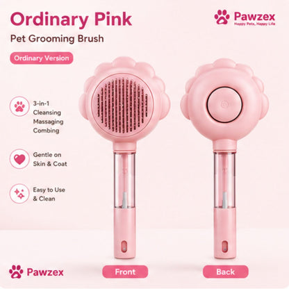 2-in-1 Self-Cleaning Pet Brush with Spray