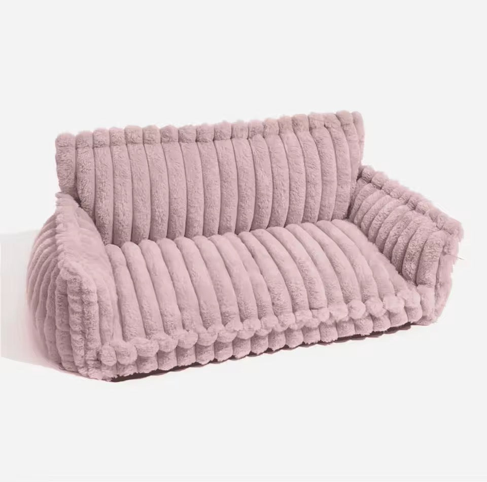 Orthopedic Dog Bed with Elevated Headrest