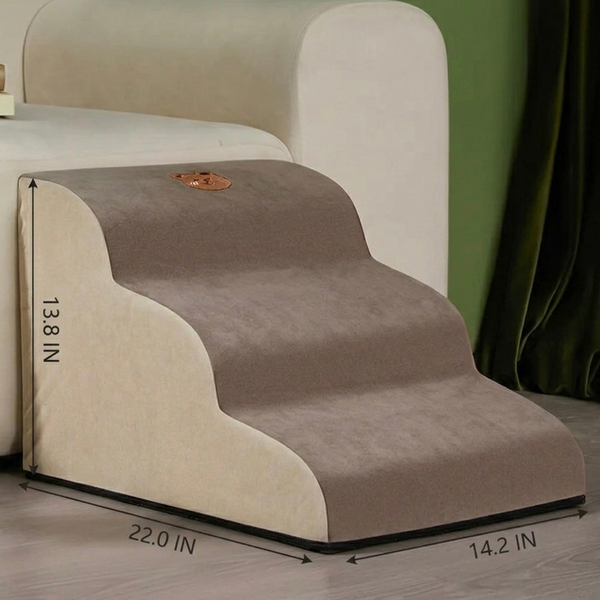 Orthopedic Dog Stairs That Protect Joints | Foam Steps & Non-Slip Base