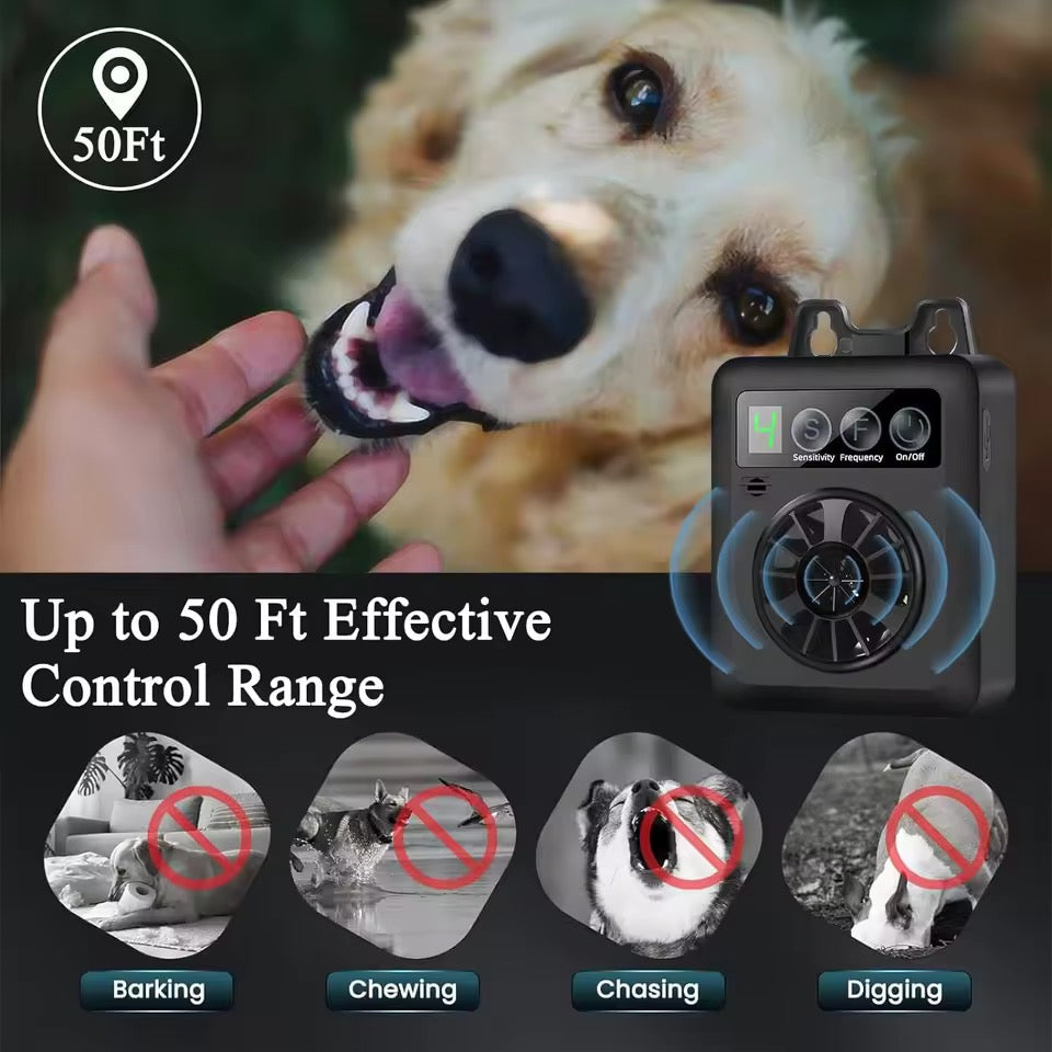 Outdoor Bark Control Device | Weatherproof Ultrasonic & Rechargeable