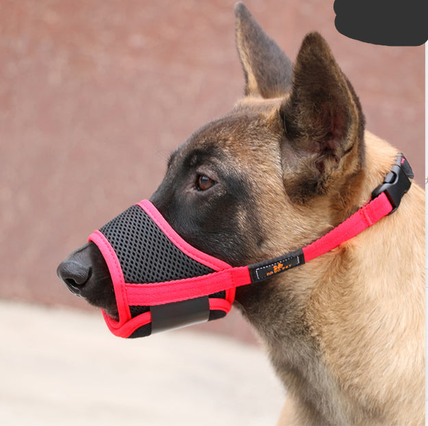 Adjustable Breathable Pet Muzzle for Dogs