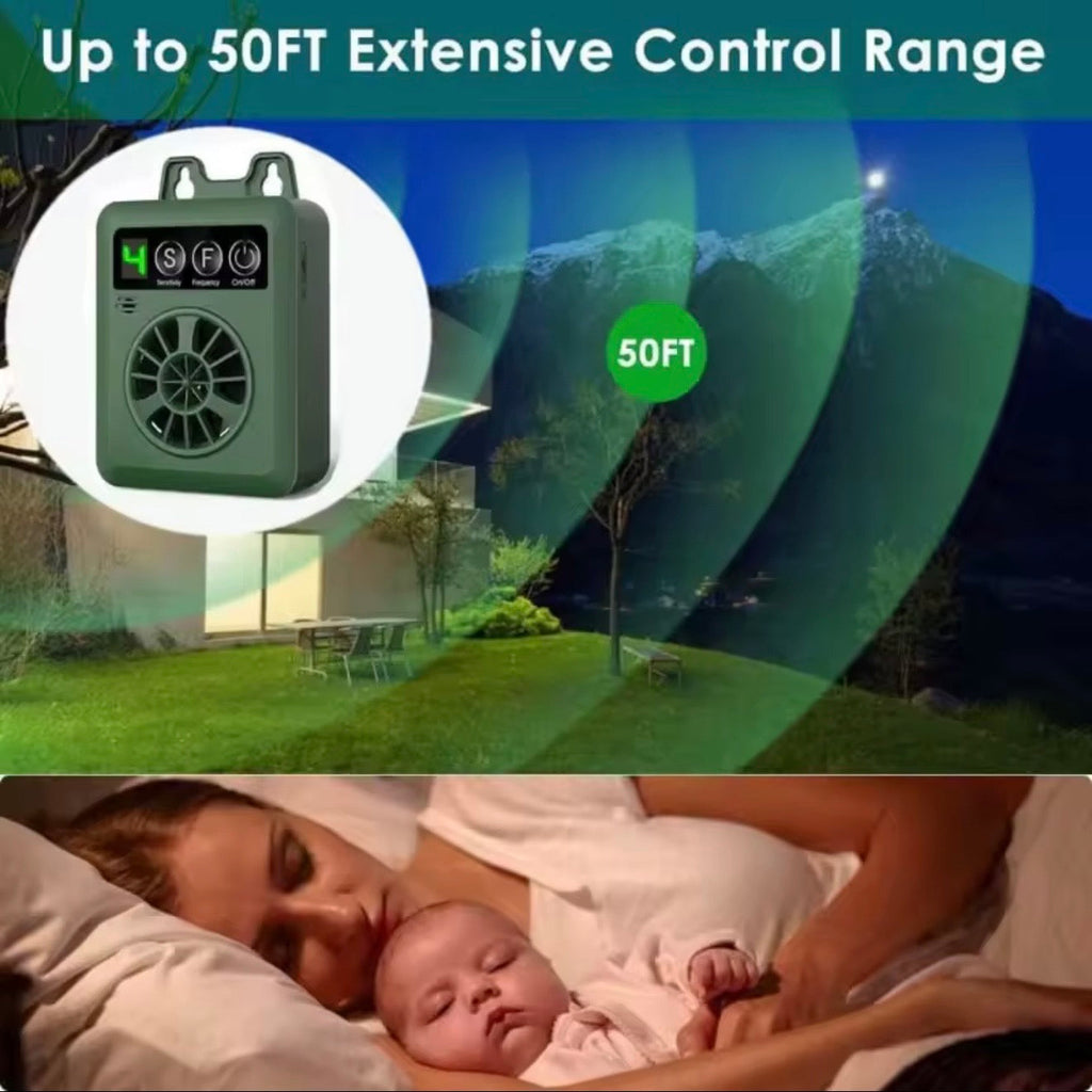 Outdoor Bark Control Device | Weatherproof Ultrasonic & Rechargeable