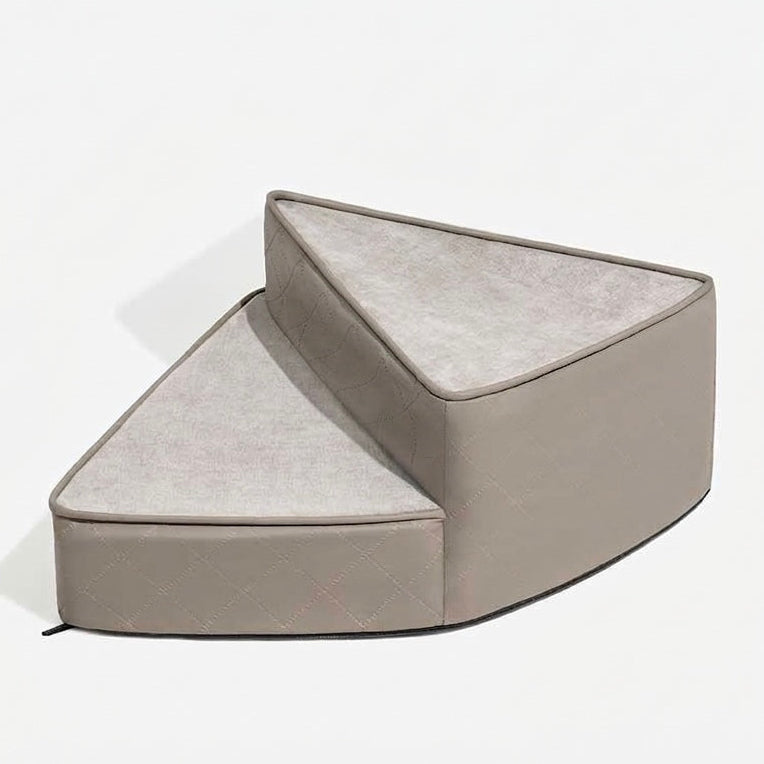 Spiral Dog Stairs for Beds & Sofas | Faux Leather & Joint-Friendly
