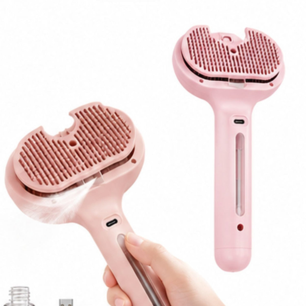 Self-Cleaning Pet Comb for Dogs & Cats