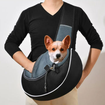 Crossbody Pet Carrier Bag for Small Dogs & Cats