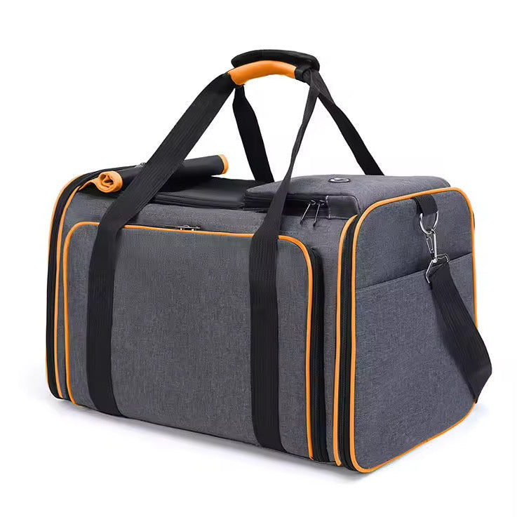 Expandable Pet Carrier Bag | Breathable Mesh Foldable Soft-Sided