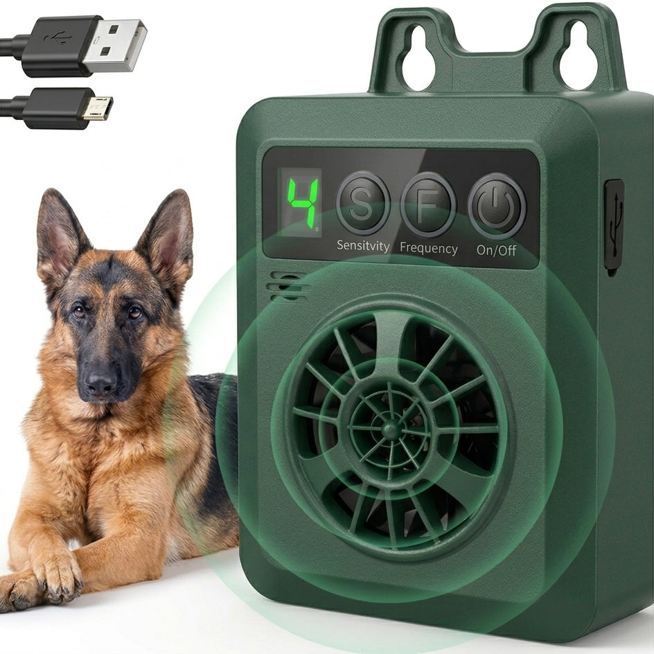 Outdoor Bark Control Device | Weatherproof Ultrasonic & Rechargeable