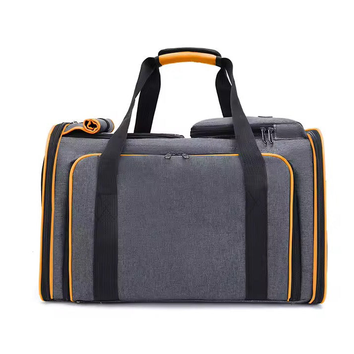 Expandable Pet Carrier Bag | Breathable Mesh Foldable Soft-Sided