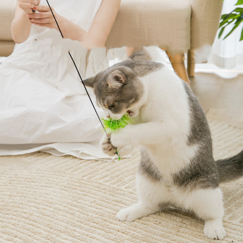 Interactive Cat Wand Toy for Boredom Relief
