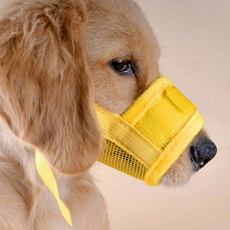 Adjustable Breathable Pet Muzzle for Dogs