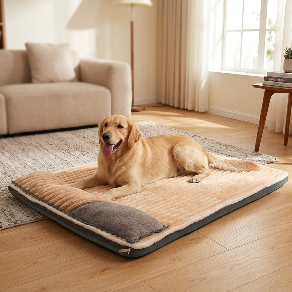 Memory Foam Dog Mat | Ergonomic Support & Removable Washable Cover