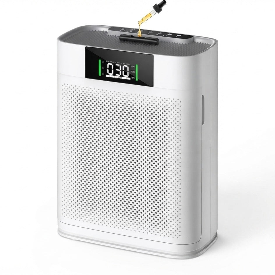Large-Room Pet Air Purifier | H13 HEPA & PM2.5 Display up to 2300 sq