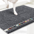 Absorbent Chenille Entryway Rug for Muddy Paws