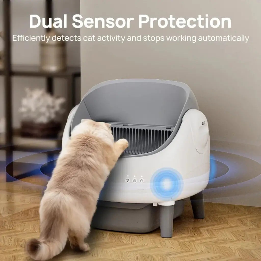Automatic Self-Cleaning Cat Litter Box