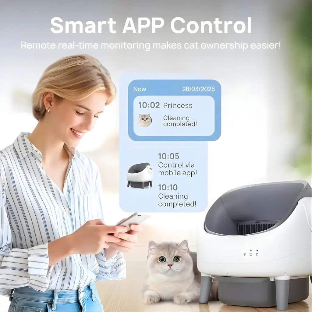 Automatic Self-Cleaning Cat Litter Box