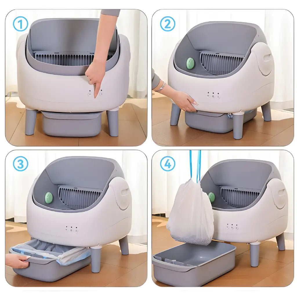 Automatic Self-Cleaning Cat Litter Box