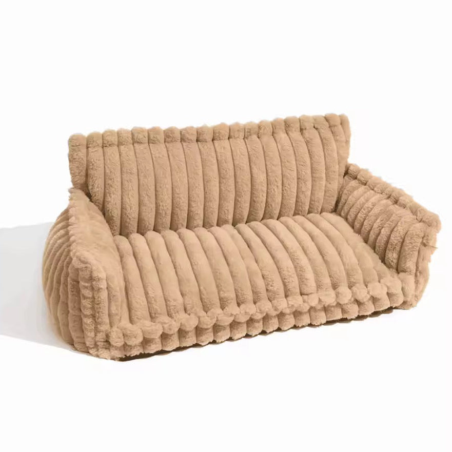 Orthopedic Dog Bed with Elevated Headrest