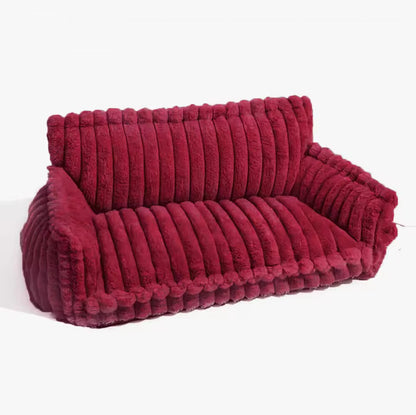 Orthopedic Dog Bed with Elevated Headrest