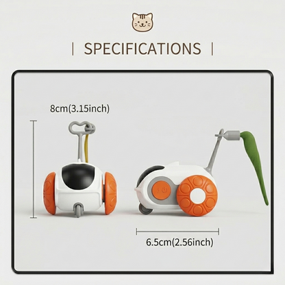 Interactive Cat Toy Wand with Remote | Motion Play for Bored Cats