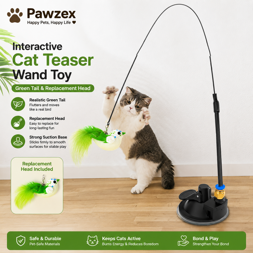 Interactive Cat Wand Toy for Boredom Relief