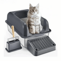 Extra-Large Cat Litter Box That Cuts Odor | High Sides & UV Fresh