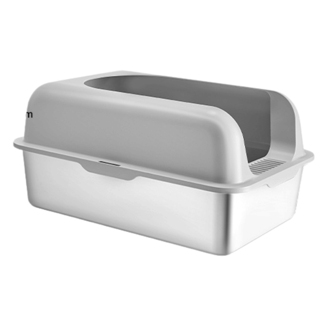 Extra-Large Cat Litter Box That Cuts Odor | High Sides & UV Fresh