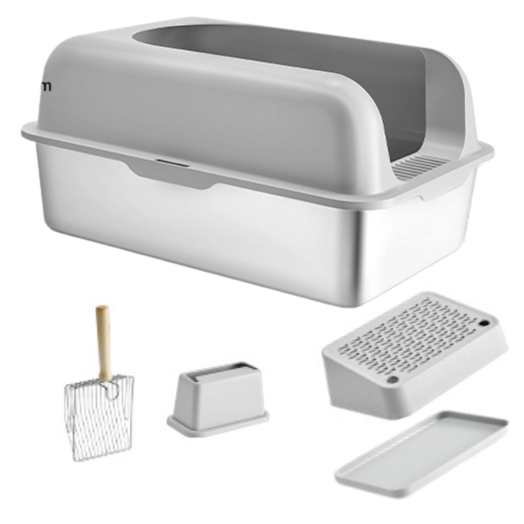 Extra-Large Cat Litter Box That Cuts Odor | High Sides & UV Fresh