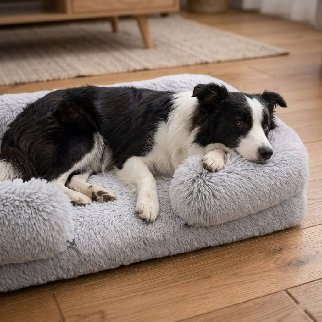 Orthopedic Dog Bed for Joint Relief | Bolster Foam Support