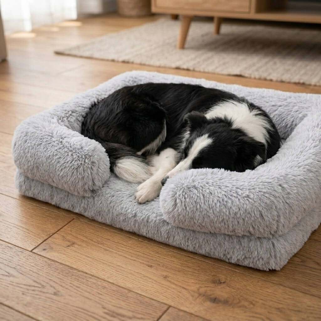 Orthopedic Dog Bed for Joint Relief | Bolster Foam Support