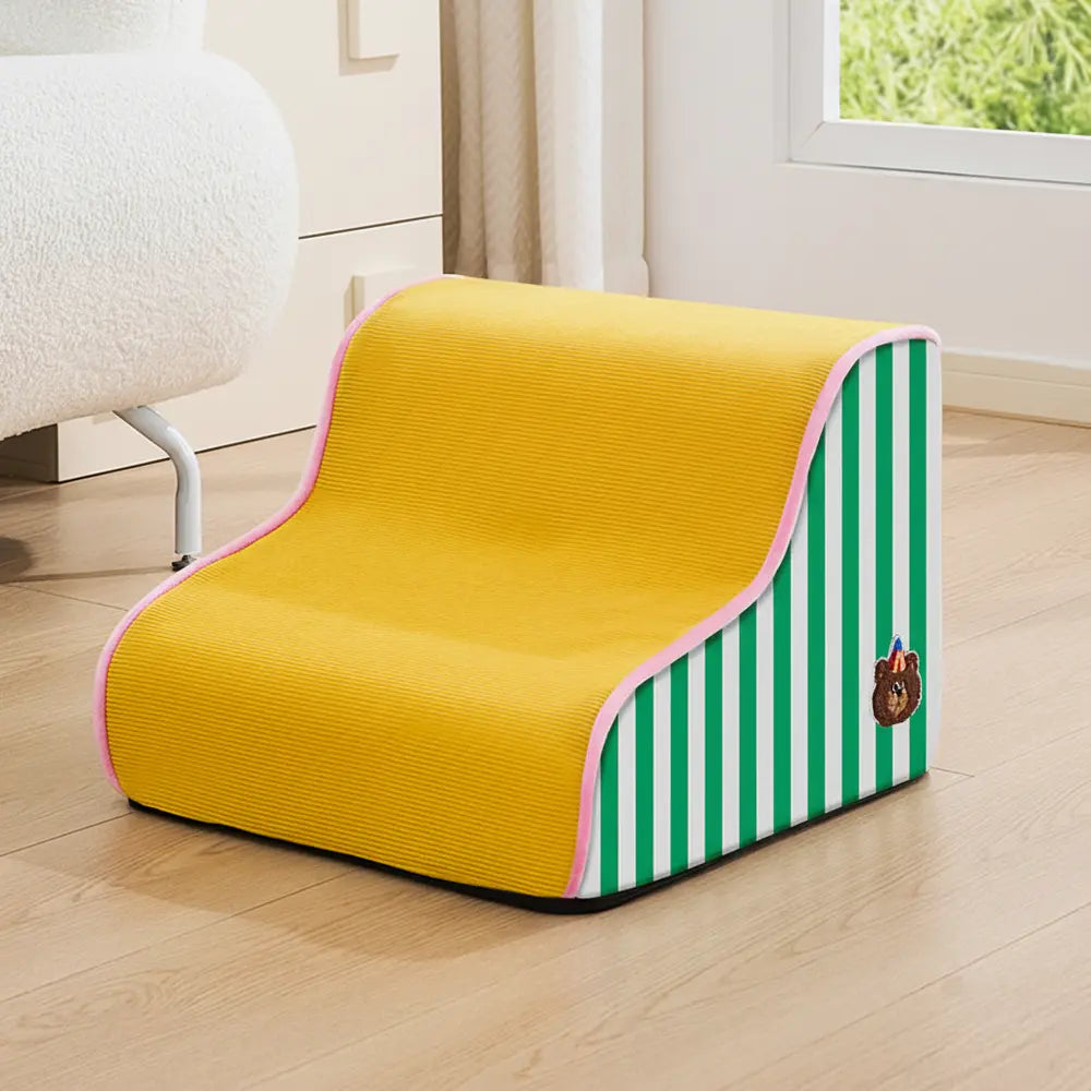 Orthopedic Dog Stairs That Protect Joints | Foam Steps & Non-Slip Base