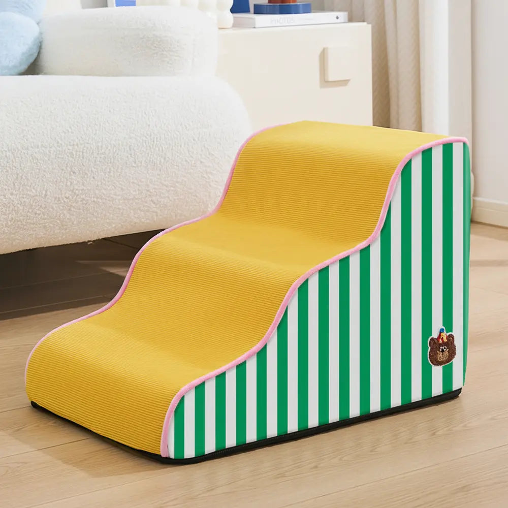 Orthopedic Dog Stairs That Protect Joints | Foam Steps & Non-Slip Base