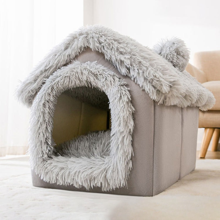 Fleece Pet Bed for Dogs & Cats | Soft Washable Cover & Non-Slip Base