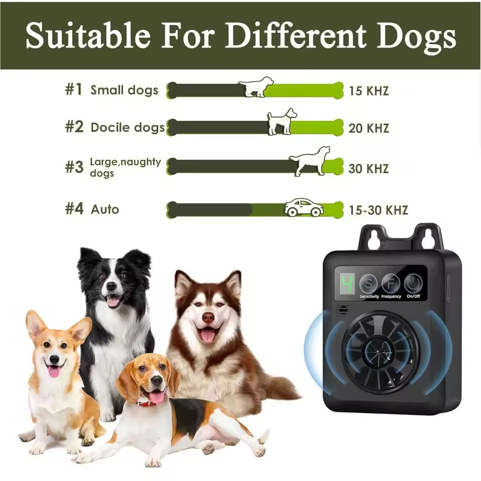 Outdoor Bark Control Device | Weatherproof Ultrasonic & Rechargeable