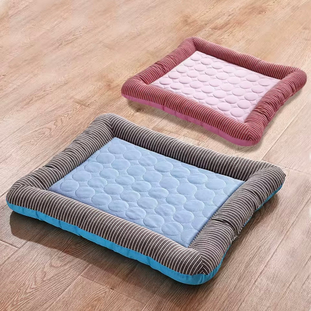 Cooling Dog Mat for Hot Days | Ice Silk, Non-Slip & Washable