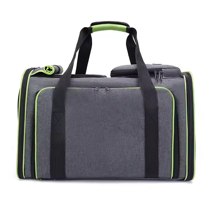 Expandable Pet Carrier Bag | Breathable Mesh Foldable Soft-Sided