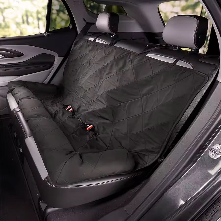 2-in-1 Dog Car Bed & Seat Cover | Anti-Slip Waterproof Machine-Washable