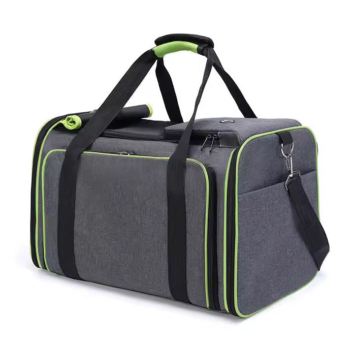 Expandable Pet Carrier Bag | Breathable Mesh Foldable Soft-Sided