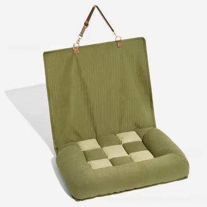 Large Dog Car Seat Bed | Waterproof Bolstered Travel Nest Anti-Slip