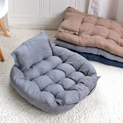 3-in-1 Convertible Luxury Pet Bed | Soft Cotton Nest Sofa & Mat