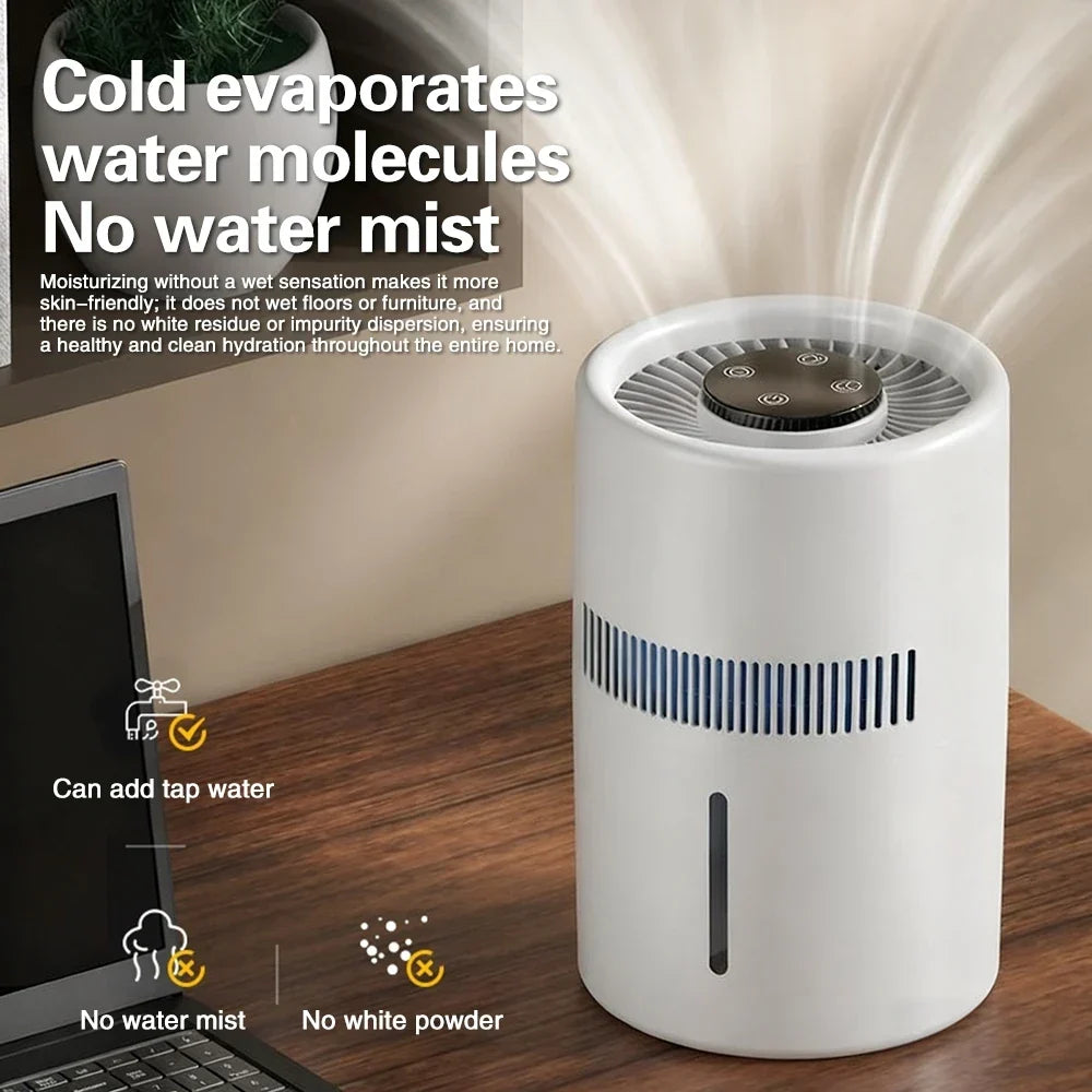 4L Mist-Free Humidifier for Pet Homes | HEPA Filter & Quiet Sleep Mode