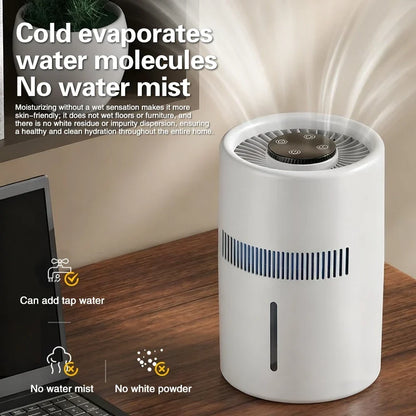 4L Mist-Free Humidifier for Pet Homes | HEPA Filter & Quiet Sleep Mode