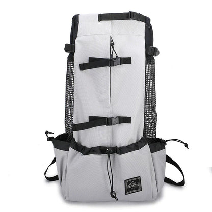 Ergonomic Dog Backpack Carrier | Breathable Mesh & Built-In Safety