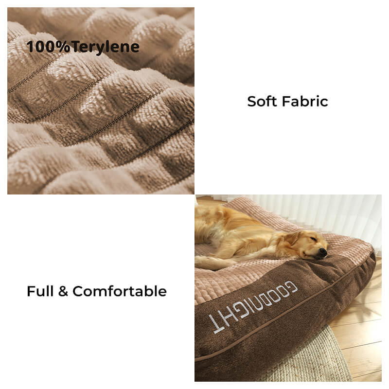 Giant Orthopedic Dog Bed | Plush XL XXL & 3XL Joint Support