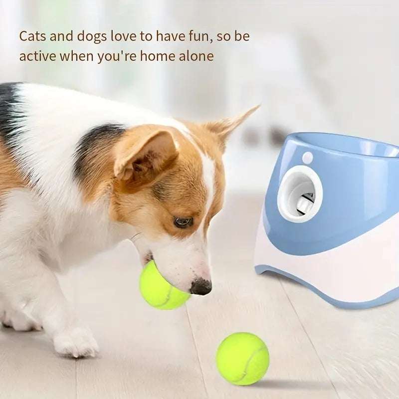 Automatic Dog Ball Launcher for Solo Fetch | 3 Distances & 6 Balls